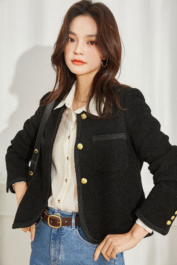 韓国ファッション SELCA-ラウンドネックコミュータートップジャケット-2023aw-ot12-01