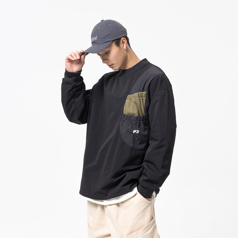 韓国ファッション SELCA-Patchwork Pullover-mselca2024ss-006-04