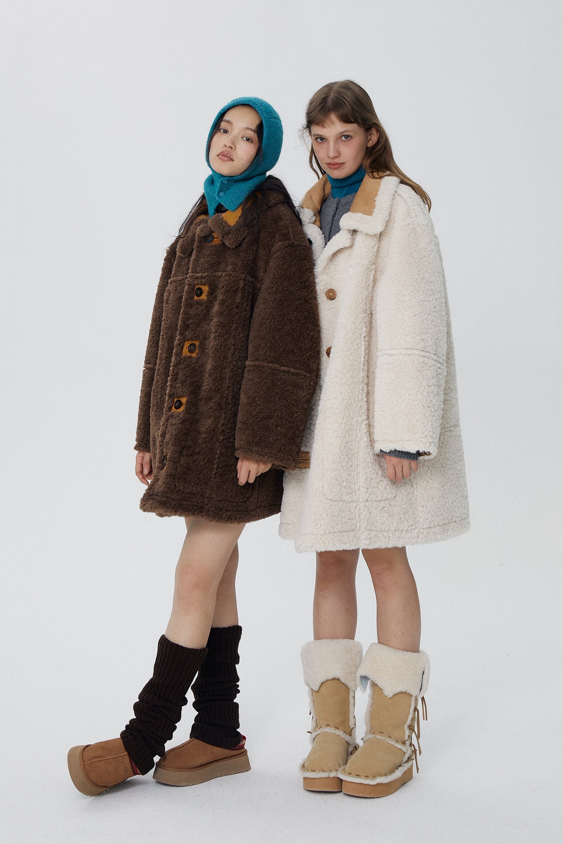 韓国ファッション SELCA-リバーシブルロングボアコート-2023aw-ou52-030