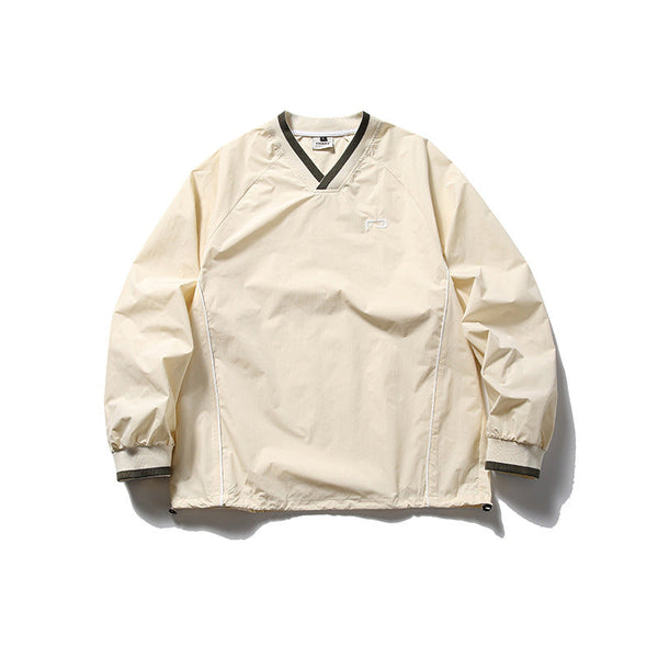 韓国ファッション SELCA-solid color retro loose pullover-forn3-2024chun-xin-zuo-soritudokararetororuzuvnetukusupakahe-ci-xiu-rogopuruobatotupumenzu-01