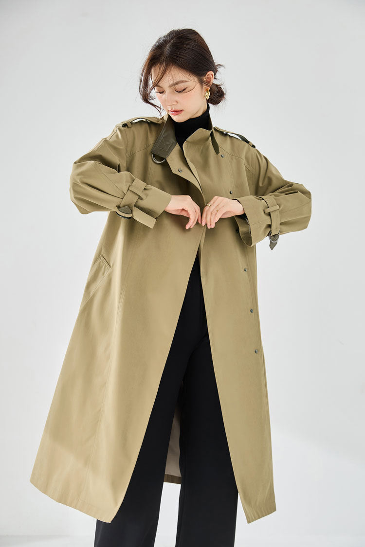 韓国ファッション SELCA-ハンサムベルベットレザートレンチ-2023aw-ot26-06