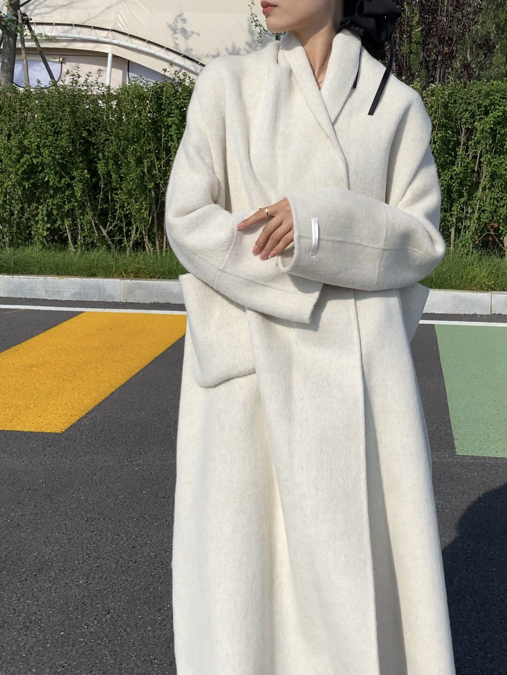 韓国ファッション SELCA-ウールガウンロングコート-2023aw-ou47-03