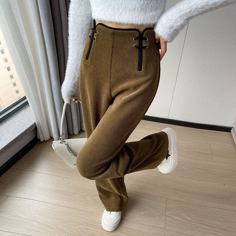 韓国ファッション SELCA-チャイナコーデュロイパンツ-2023aw-pt9-05