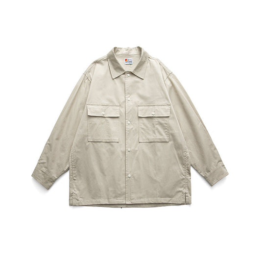 韓国ファッション SELCA-double pocket casual shirt-mselca2024ss-0110-01
