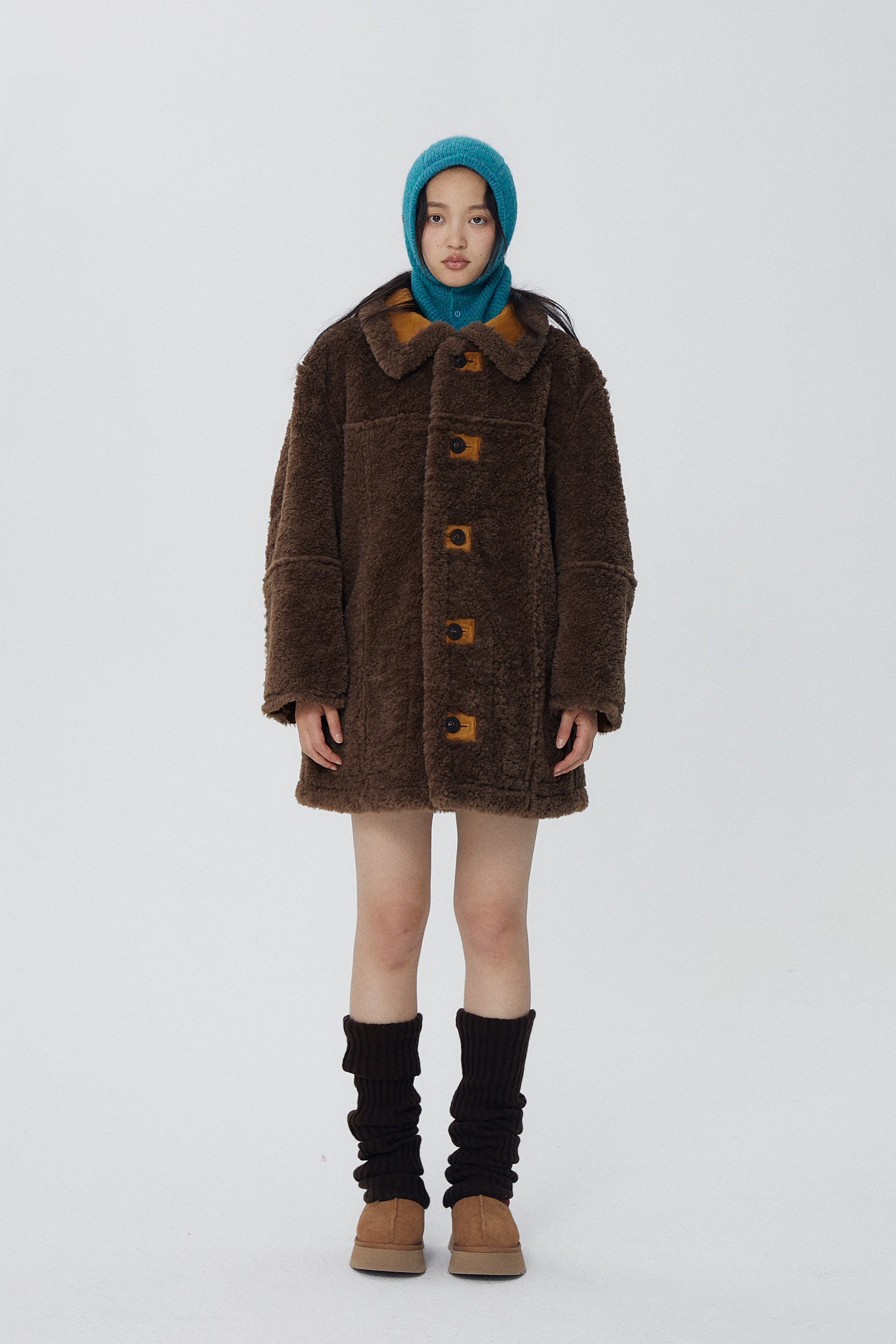 韓国ファッション SELCA-リバーシブルロングボアコート-2023aw-ou52-031