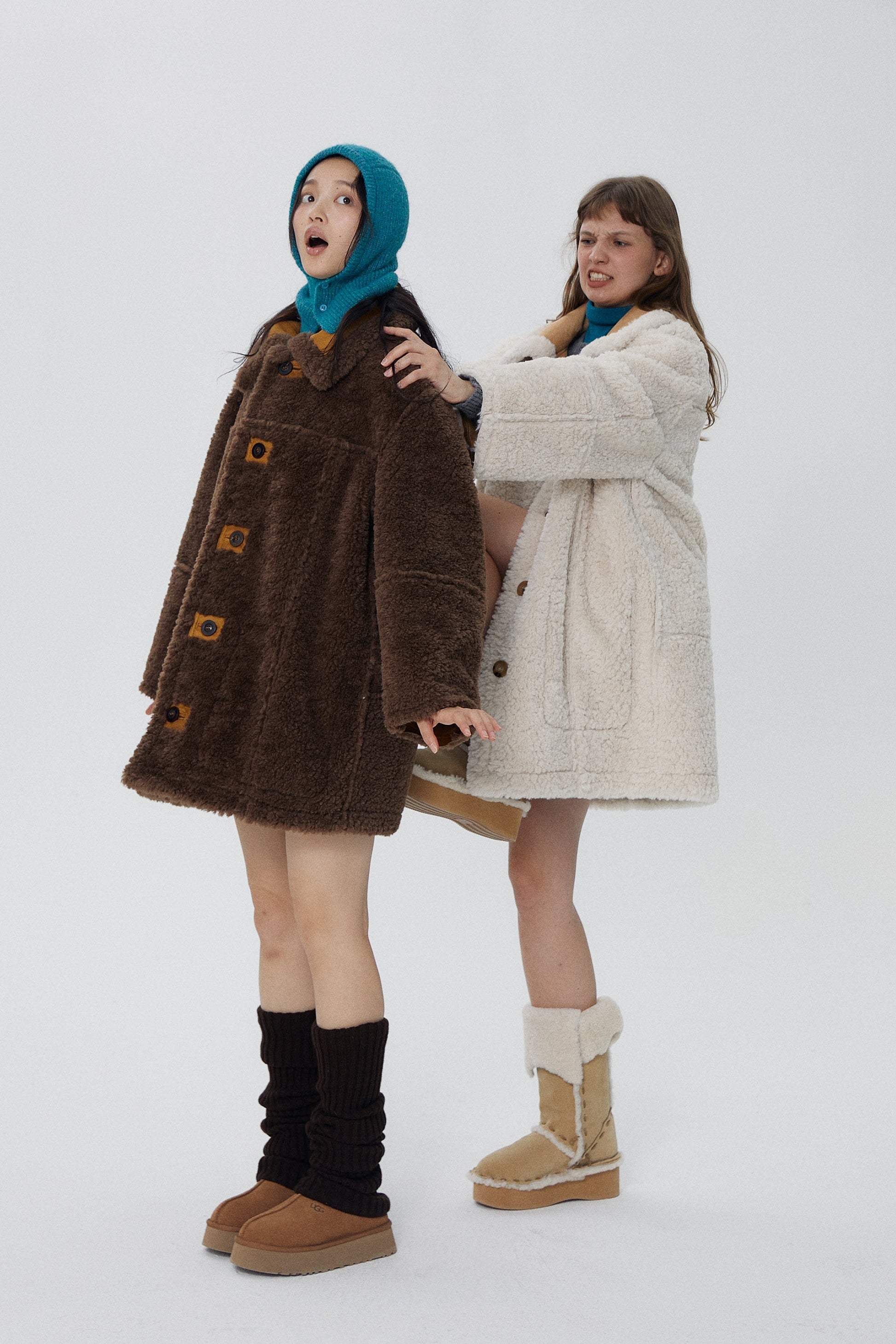 韓国ファッション SELCA-リバーシブルロングボアコート-2023aw-ou52-028