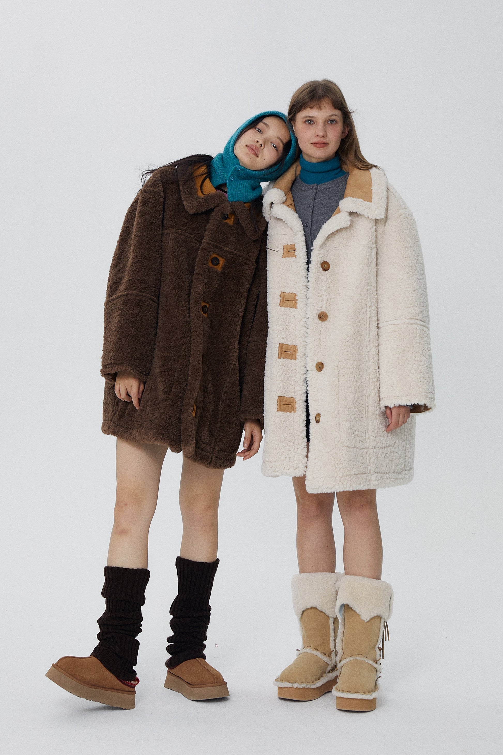 韓国ファッション SELCA-リバーシブルロングボアコート-2023aw-ou52-029