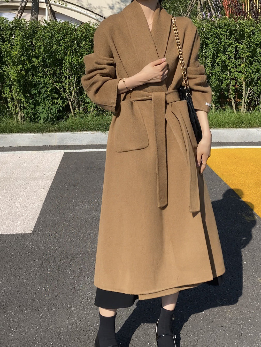 韓国ファッション SELCA-ウールガウンロングコート-2023aw-ou47-01