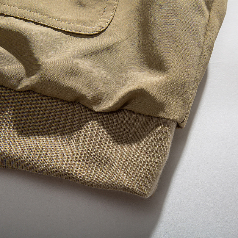 韓国ファッション SELCA-Different material hoodie blouson-mselca2024ss-026-012