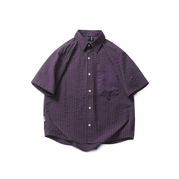 韓国ファッション SELCA-summer loose short shirt-mselca2024ss-0105-01
