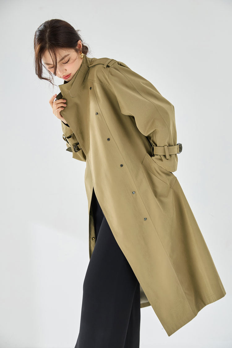 韓国ファッション SELCA-ハンサムベルベットレザートレンチ-2023aw-ot26-012