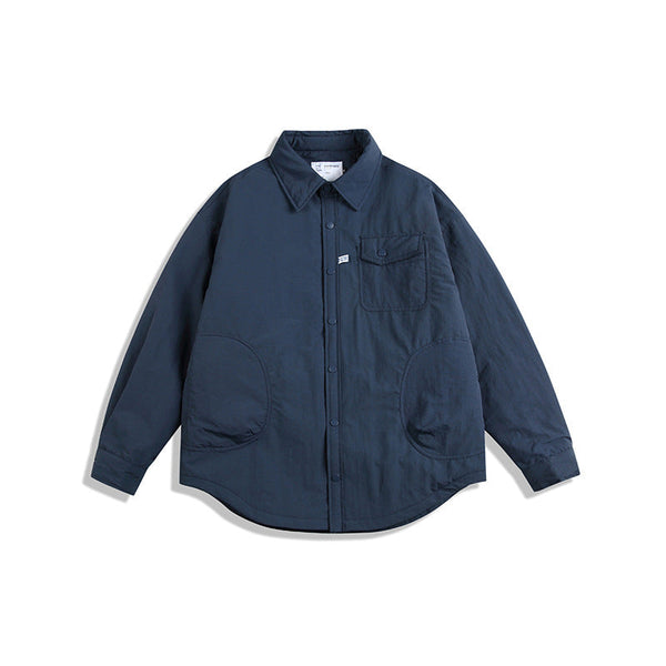 韓国ファッション SELCA-cotton quilted casual shirt-mselca2024ss-095-01