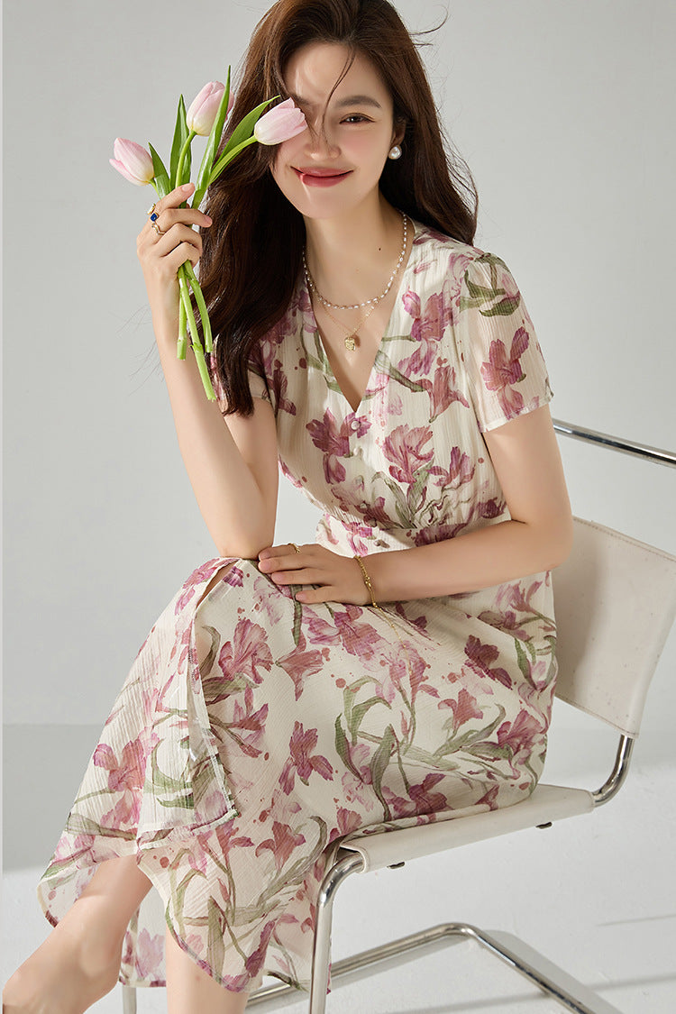 韓国ファッション SELCA-フレンチアイリスワンピース-2024ss-118-06