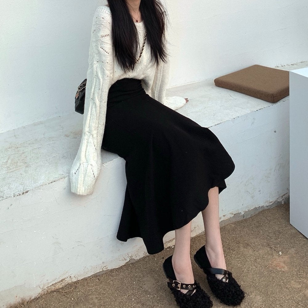 ハイウエストマーメイドスカート | 韓国ファッション SELCA