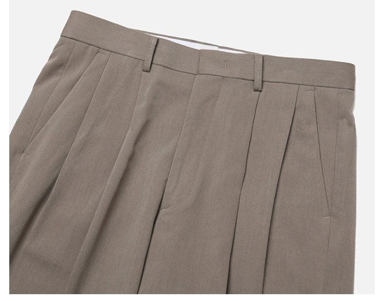 韓国ファッション SELCA-Wide-leg Drape Pants-mselca2023aw1009-08