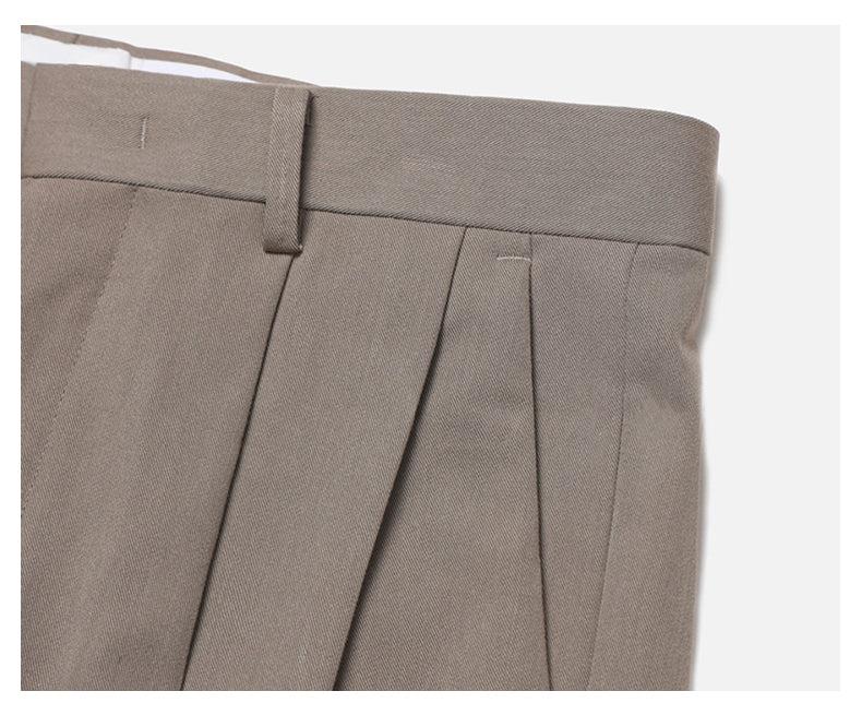 韓国ファッション SELCA-Wide-leg Drape Pants-mselca2023aw1009-09