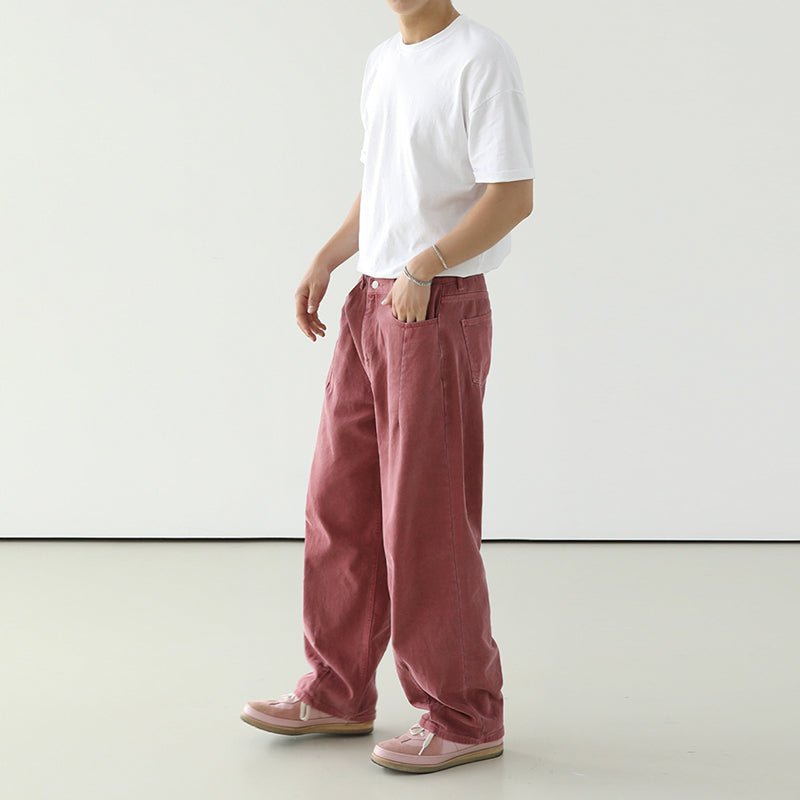 韓国ファッション SELCA-Casual wide leg pants-mselca2023aw145-04