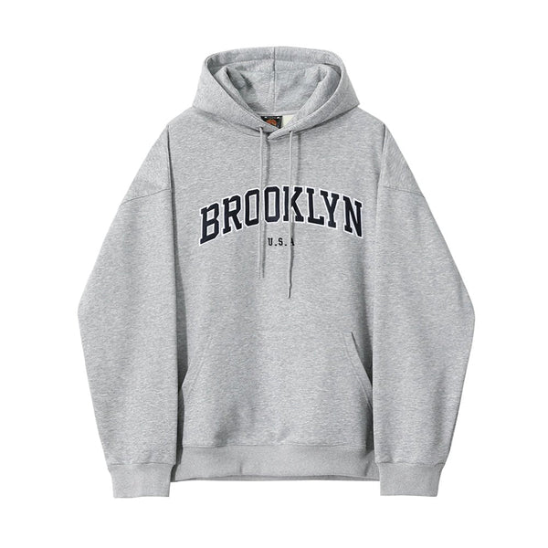 韓国ファッション SELCA-College Logo Hoodie-mselca2023aw181-01