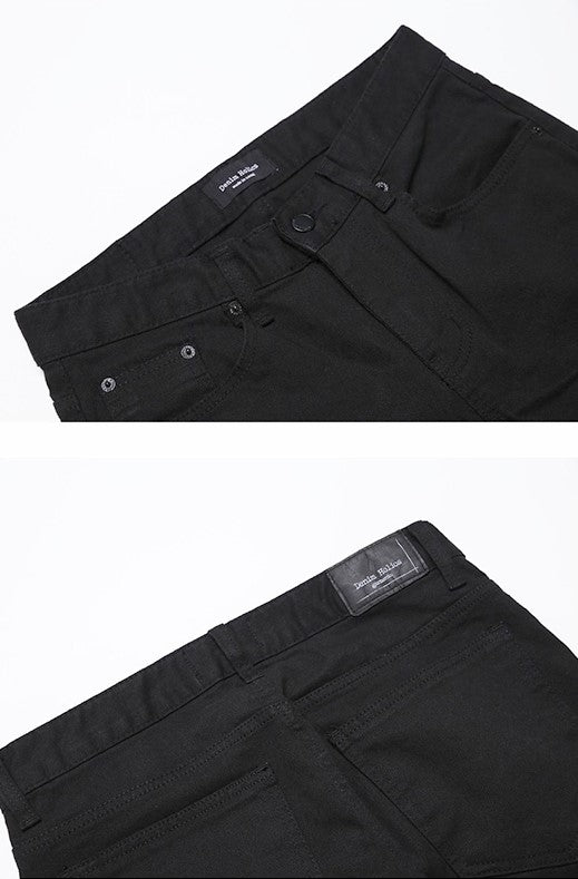 韓国ファッション SELCA-Damage stretch jeans-mselca2023aw219-06