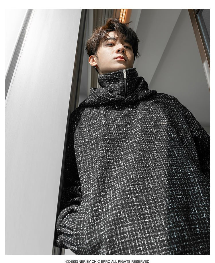韓国ファッション SELCA-Fake Zipper Parker-mselca2023aw316-03