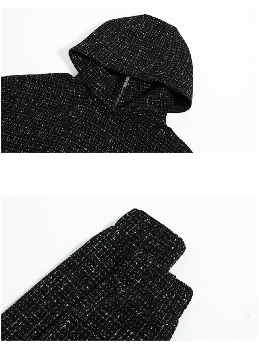 韓国ファッション SELCA-Fake Zipper Parker-mselca2023aw316-09
