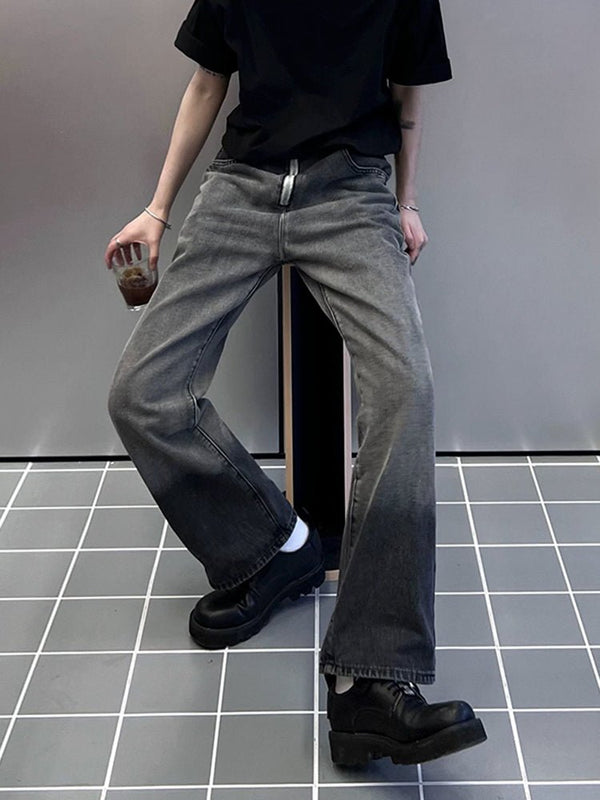 韓国ファッション SELCA-Gradation straight jeans-mselca2023aw341-01