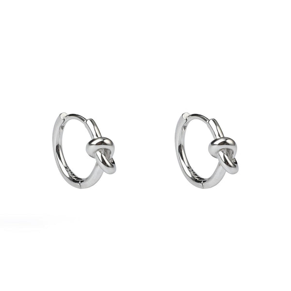 韓国ファッション SELCA-Knotted Hoop Earrings-mselca2023aw430-01