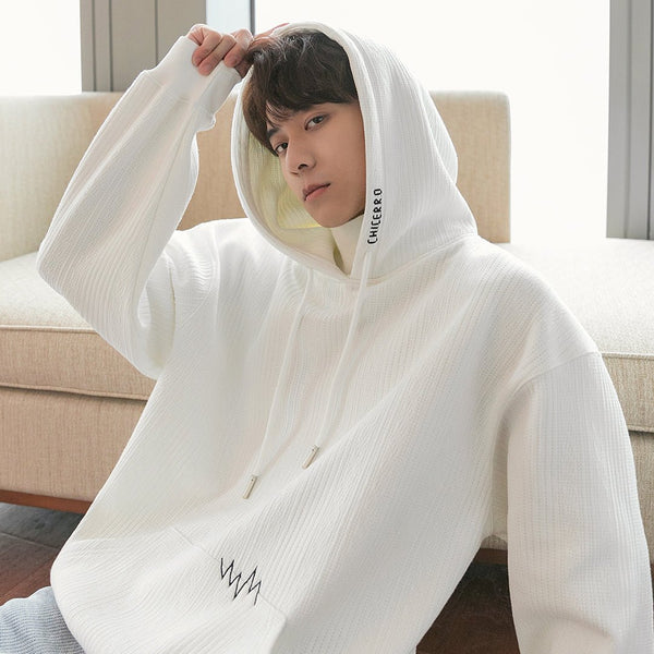 韓国ファッション SELCA-Layered style hoody-mselca2023aw436-01