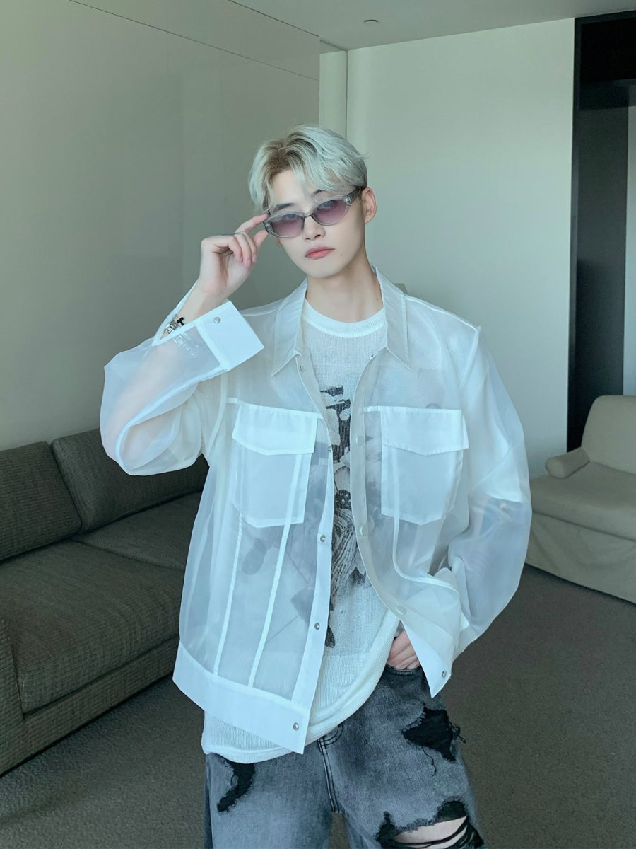 韓国ファッション SELCA-Oakushi Long Sleeve Shirt-mselca2023aw552-02
