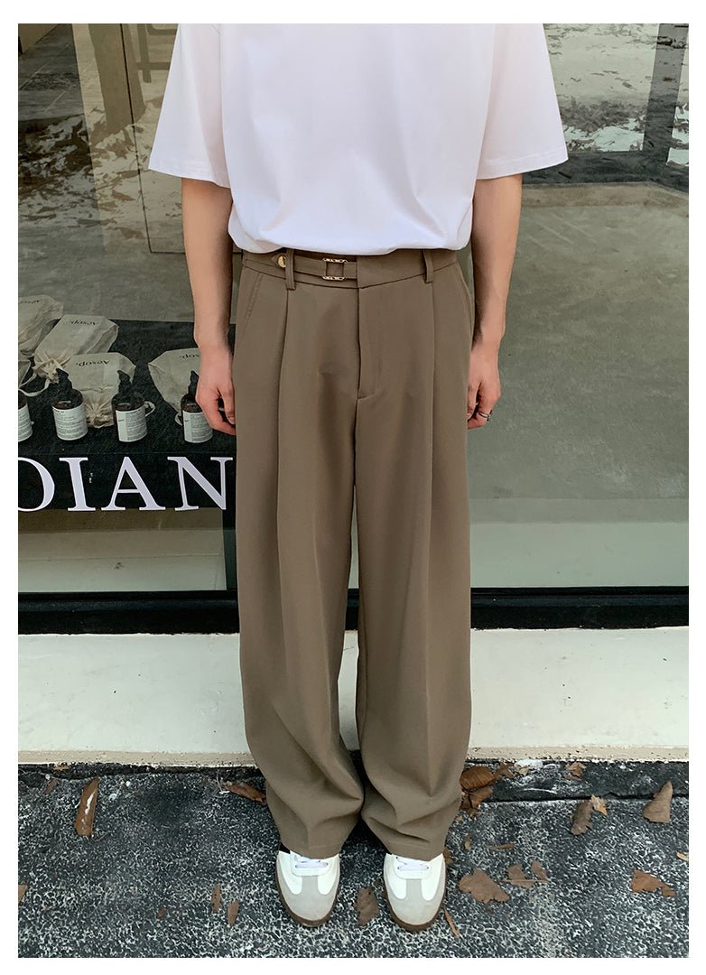 韓国ファッション SELCA-Roosfid slacks-mselca2023aw665-05