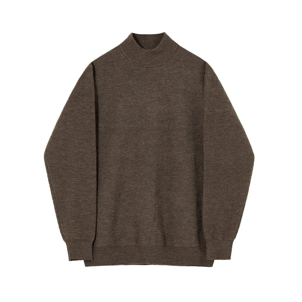韓国ファッション SELCA-Semitter neck sweater-mselca2023aw697-08