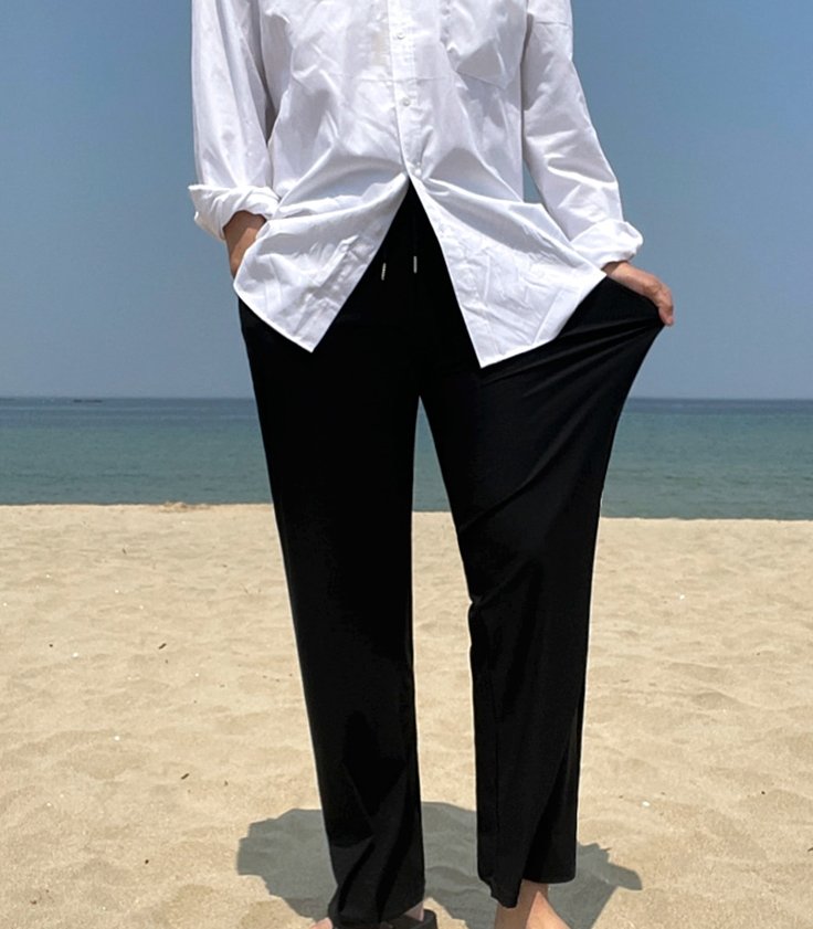 韓国ファッション SELCA-Solid straight slacks-mselca2023aw775-07