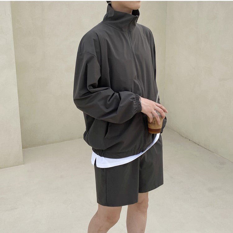 韓国ファッション SELCA-Sports Shorts Jacket Setup-mselca2023aw780-07