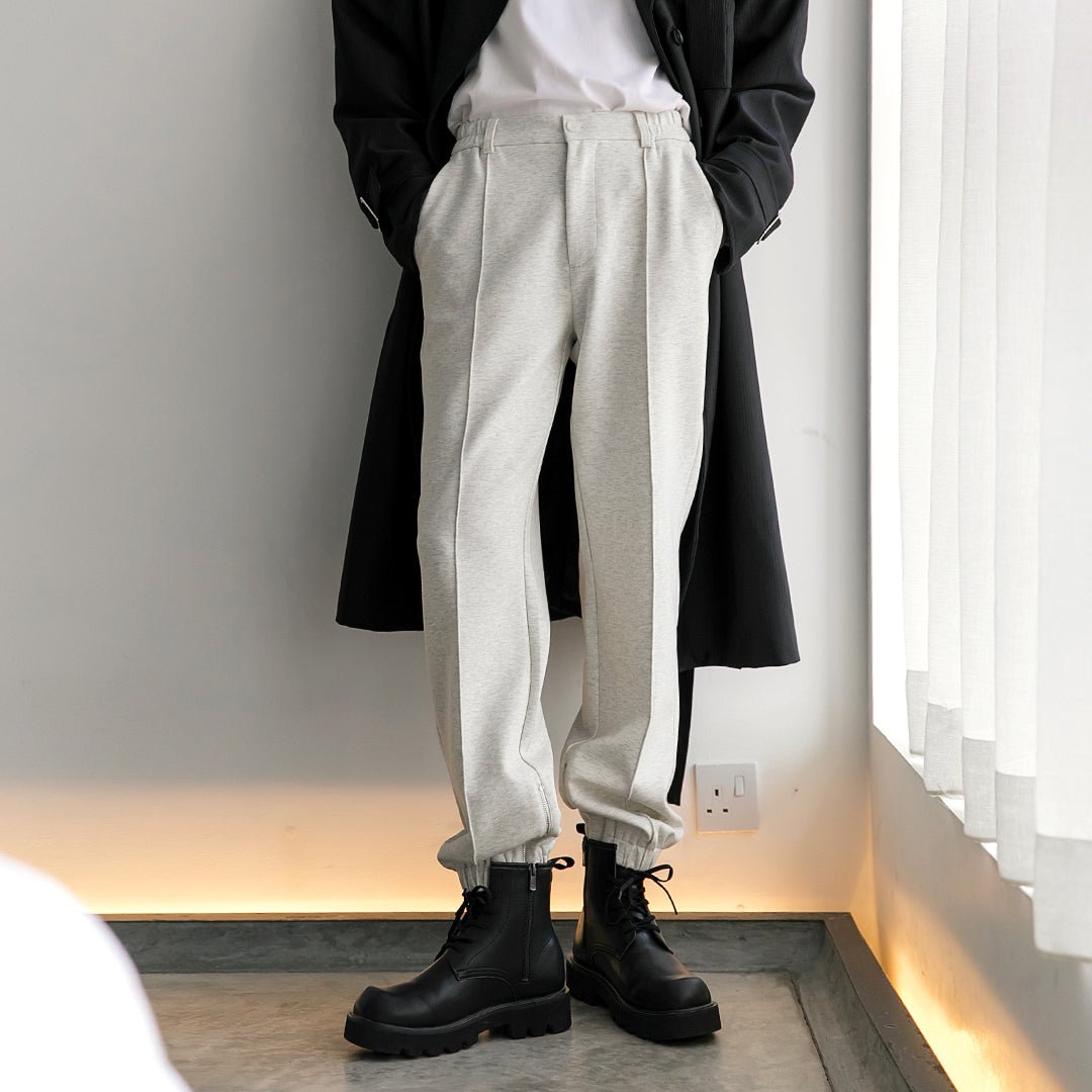 韓国ファッション SELCA-Straight rib pants-mselca2023aw852-08
