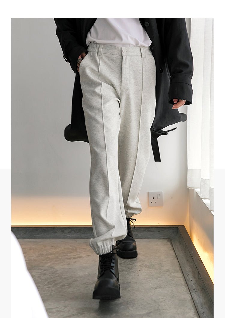 韓国ファッション SELCA-Straight rib pants-mselca2023aw852-03