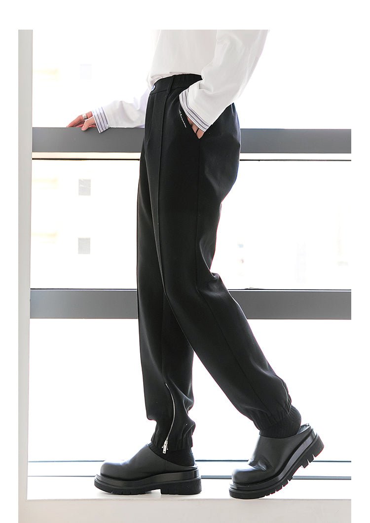 韓国ファッション SELCA-Straight rib pants-mselca2023aw852-06