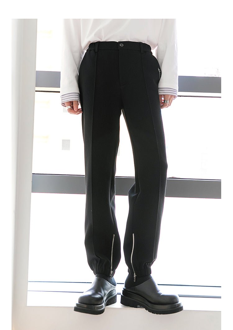 韓国ファッション SELCA-Straight rib pants-mselca2023aw852-07