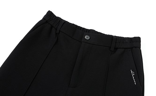 韓国ファッション SELCA-Straight rib pants-mselca2023aw852-010