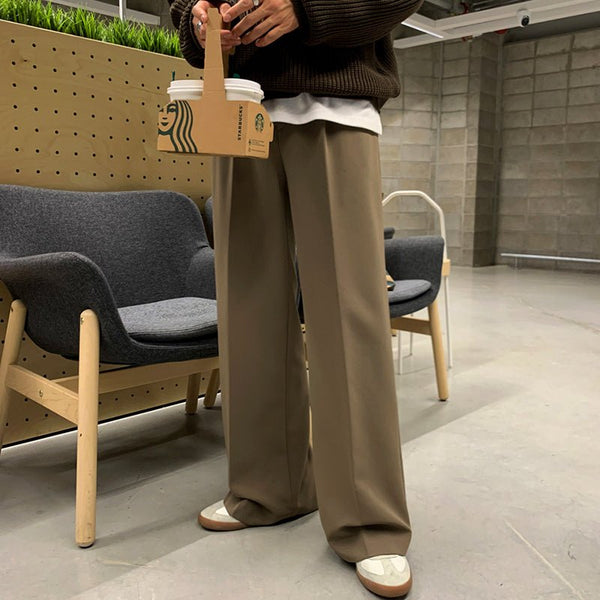 韓国ファッション SELCA-Straight slacks-mselca2023aw854-01