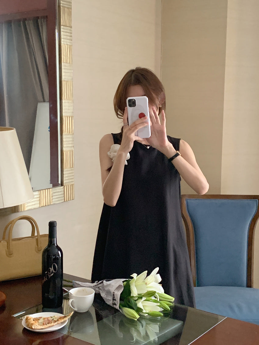 韓国ファッション SELCA-バックオープンワンピース-2023ss-op03-045