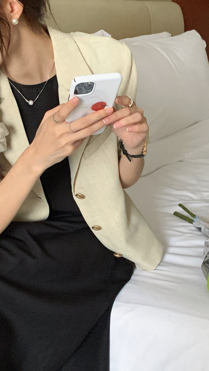 韓国ファッション SELCA-バックオープンワンピース-2023ss-op03-061