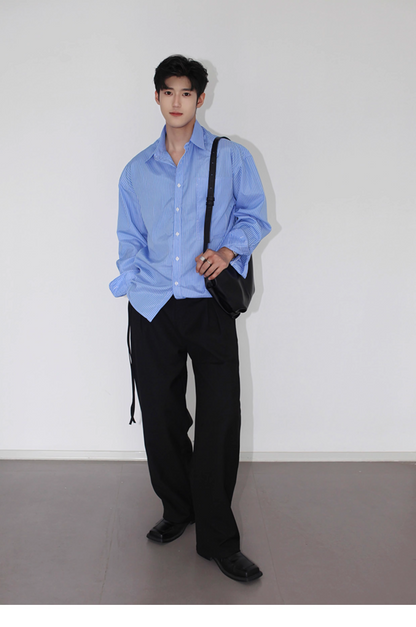 韓国ファッション SELCA-casual longsleeve-shirt-mselca2024ss-tp02-09
