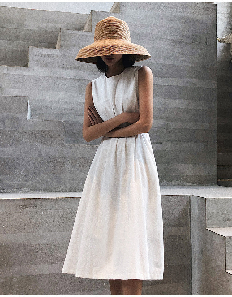 韓国ファッション SELCA-サイドボタンワンピース-2023ss-op47-03