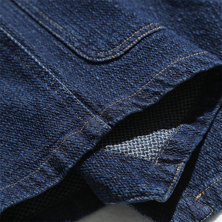 韓国ファッション SELCA-denim stitch vest-mselca2024ss-110-09