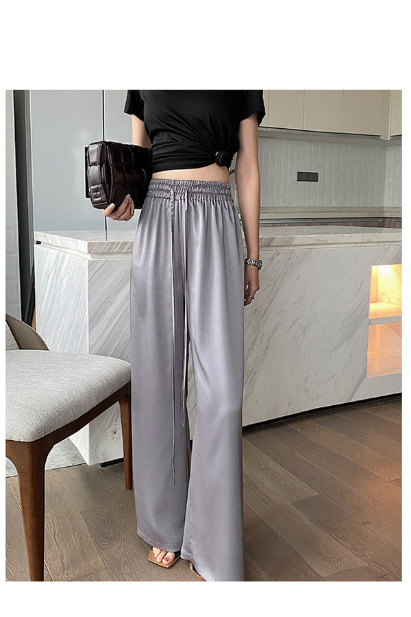 韓国ファッション SELCA-サテンワイドレッグパンツ-2023ss-pt03-024