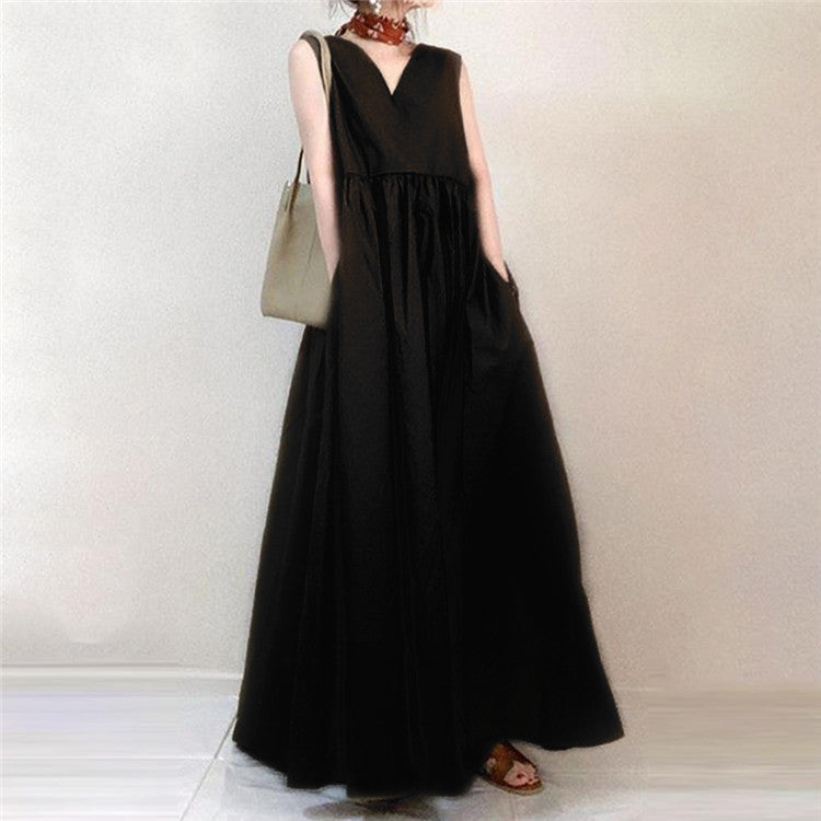 韓国ファッション SELCA-Vネックワンピース-2023ss-op44-05