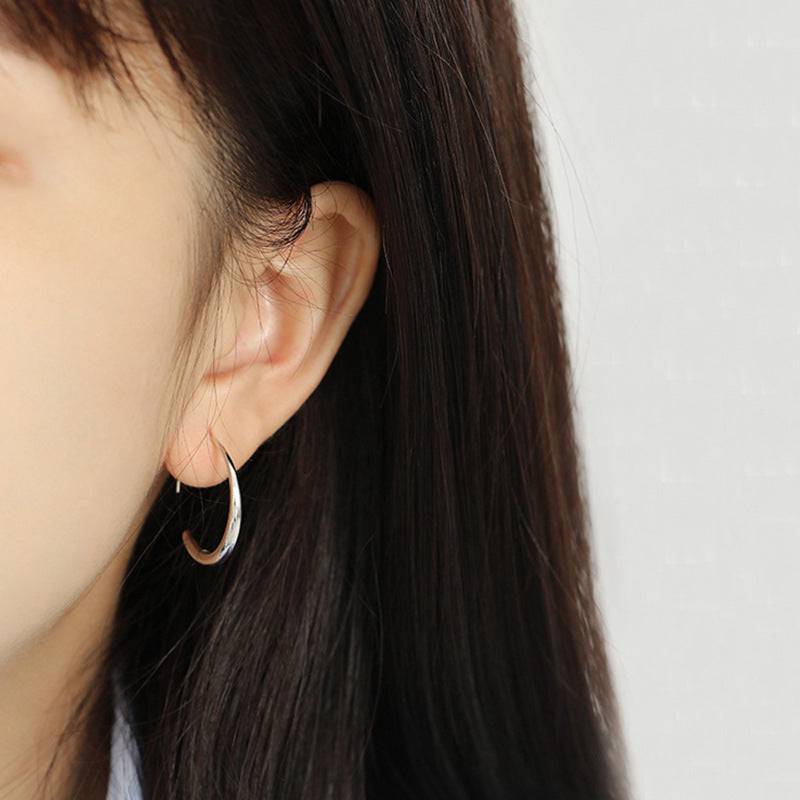 韓国ファッション SELCA-フープフックピアス-eg109-04