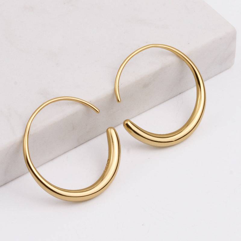 韓国ファッション SELCA-フープフックピアス-eg109-03