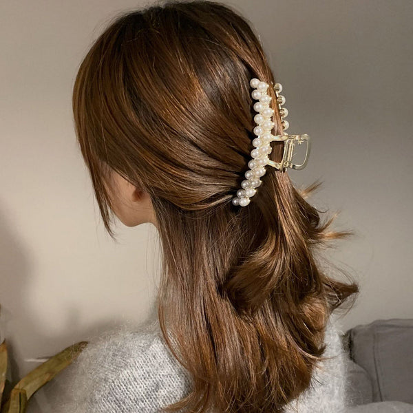 韓国ファッション SELCA-パールヘアクリップ-2023ss-ac25-07