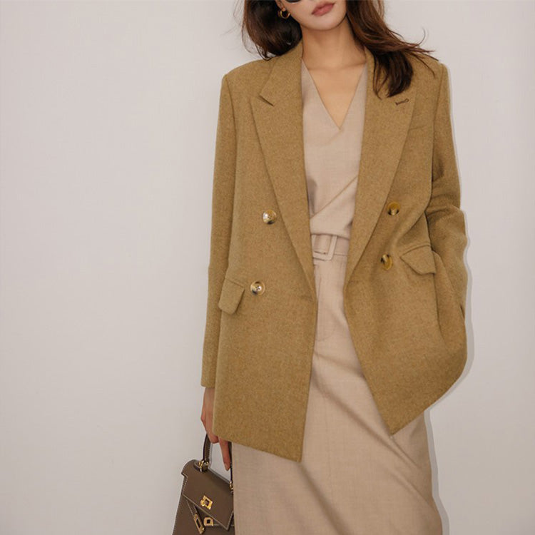 韓国ファッション SELCA-Vネックポケットトップス(トップス)-2024ss-68-09